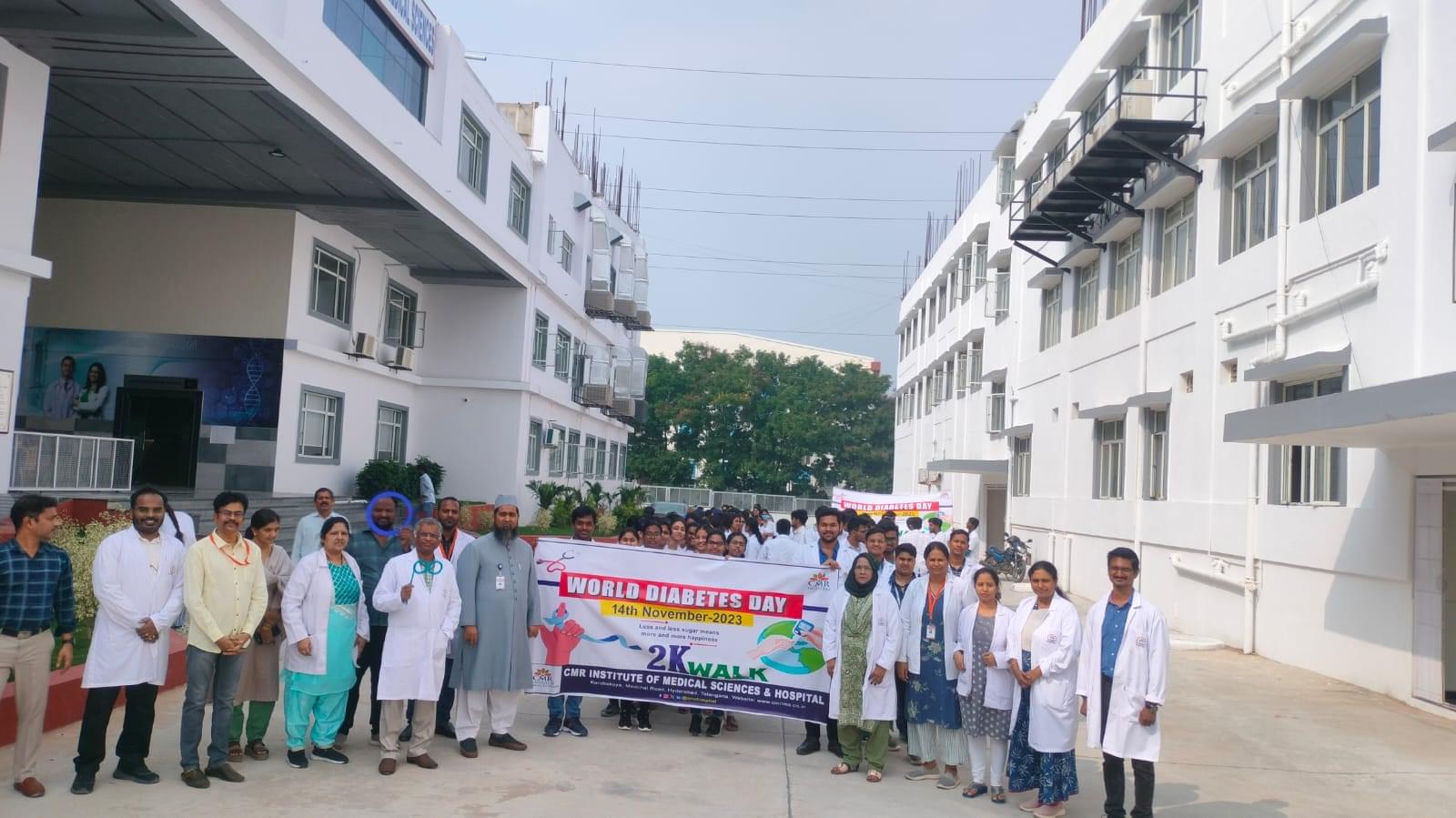 CMR Institute of Medical Sciences Hyderabad World Daibatics Day photo 4